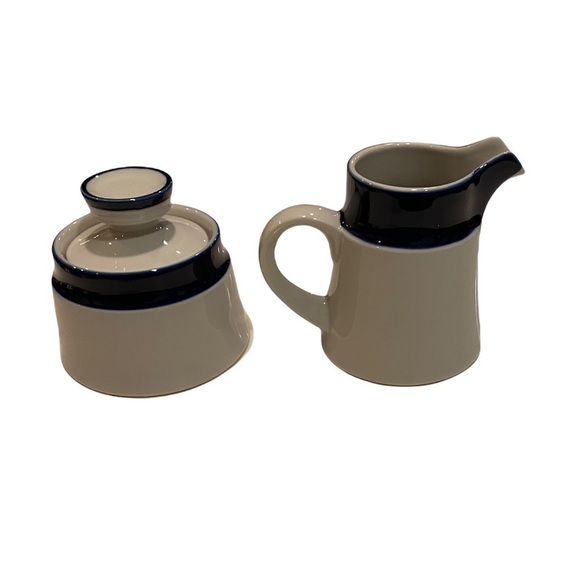 💙Vintage Noritake Primastone Genuine Stoneware Cream and Sugar Set - Picture 4 of 8